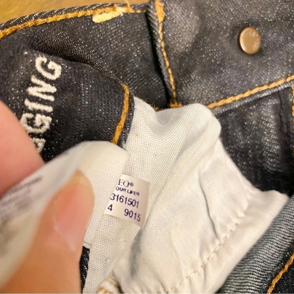 American Eagle 2 Short Jeggings Distressed Patched Vintage Collection Jeans - Picture 10 of 12